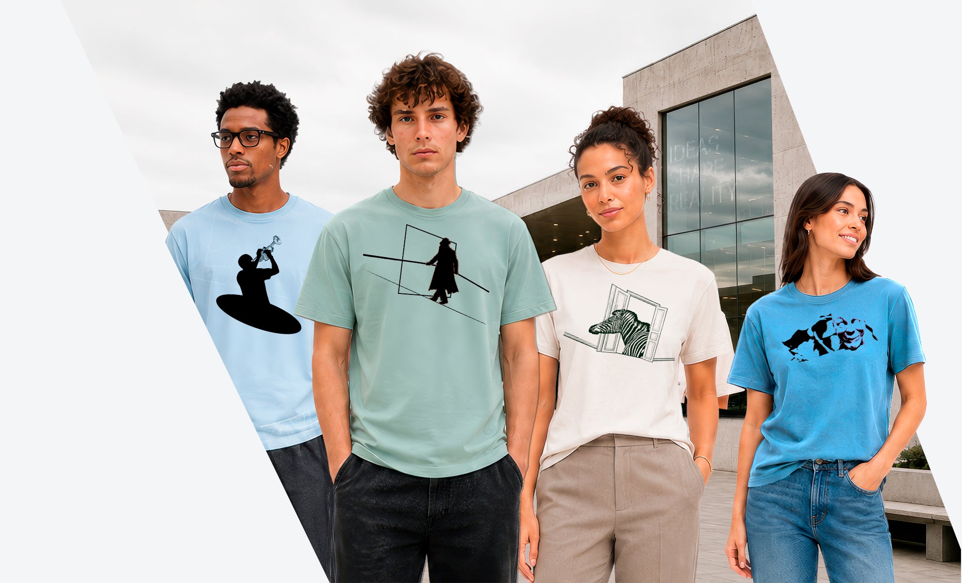 Conceptual art to wear.